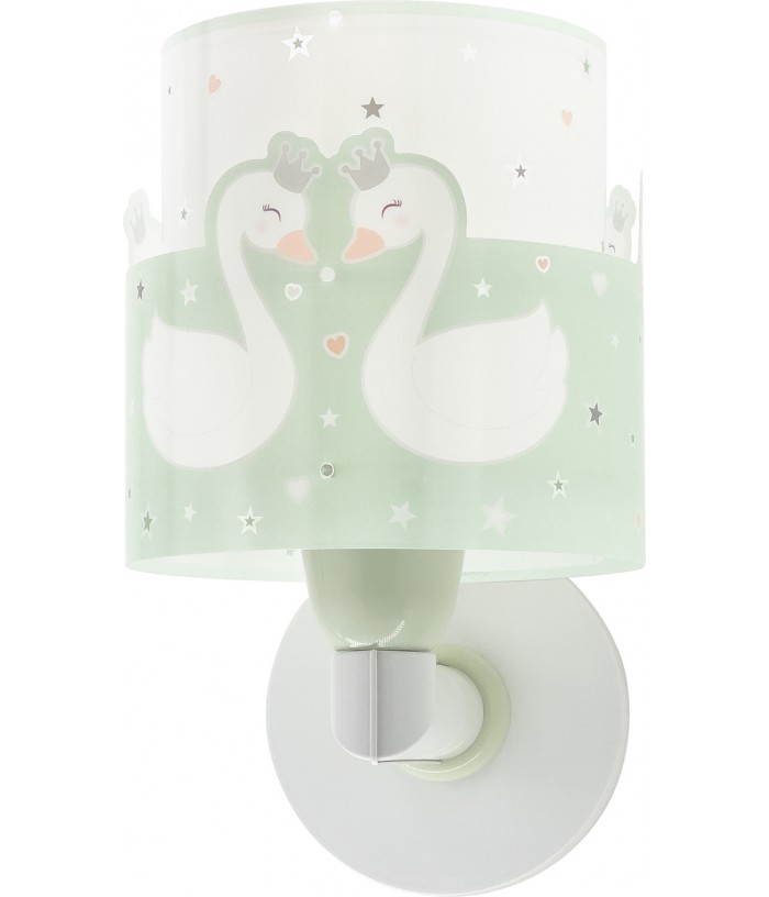 Applique murale Sweet Love Cygne vert