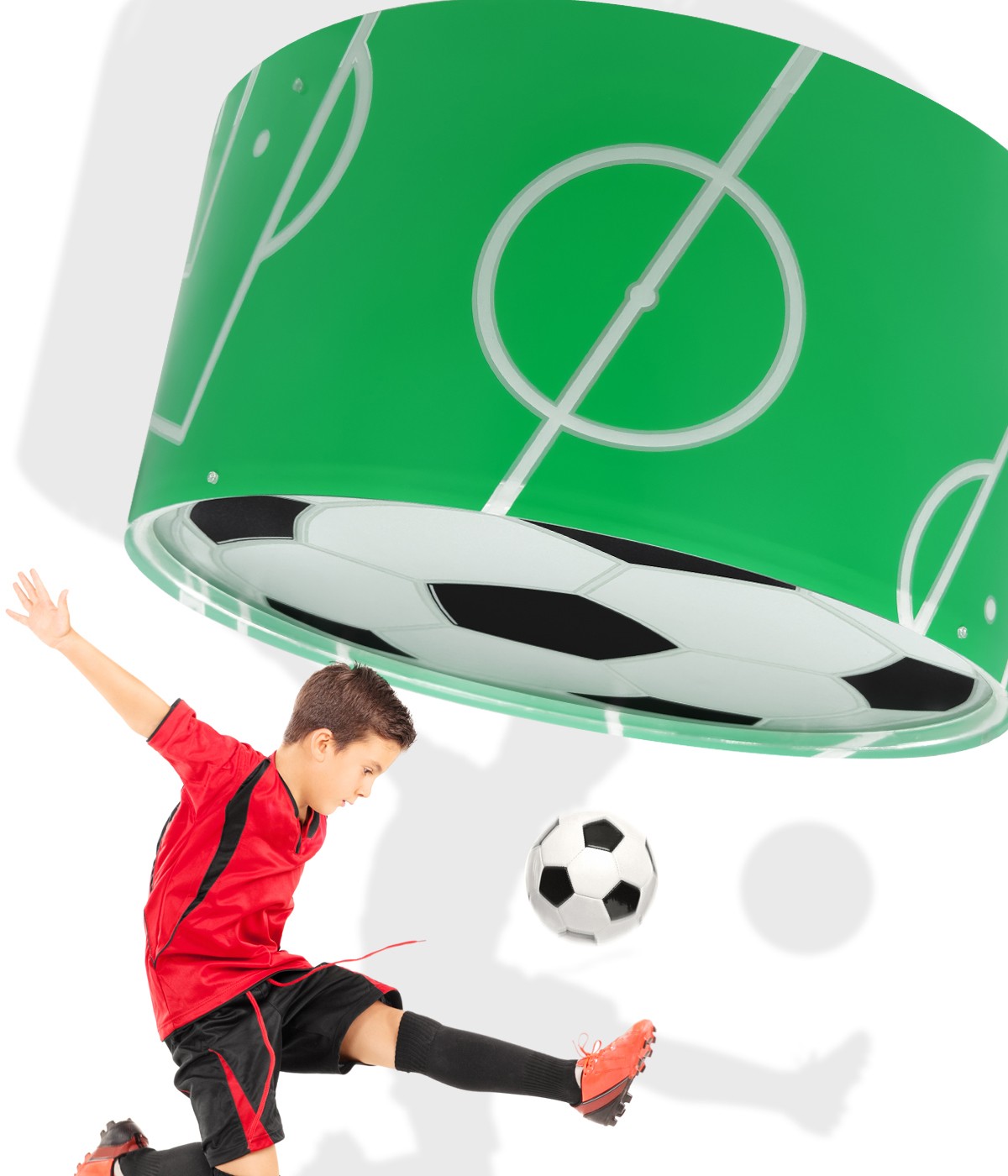 Plafoniera per bambini Football Calcio