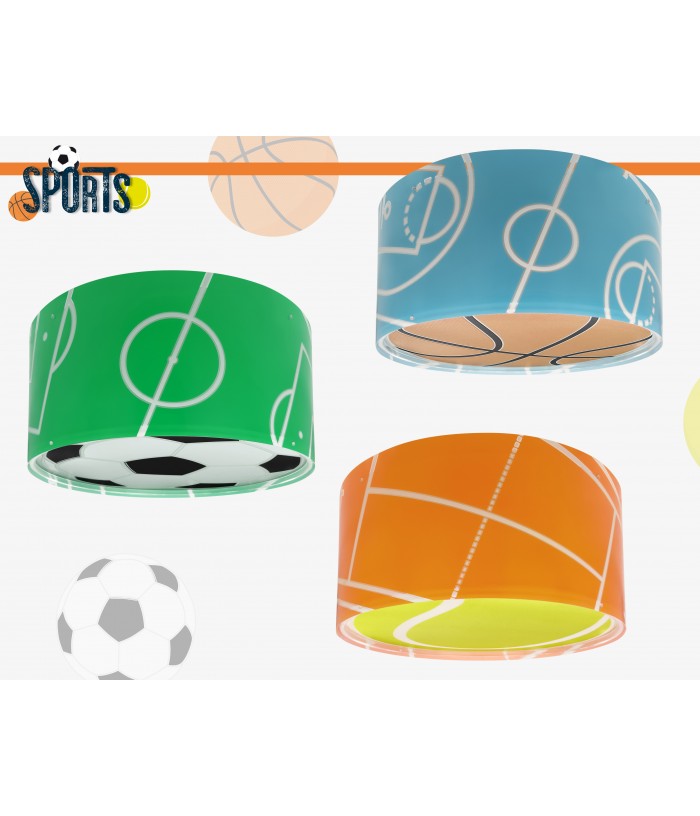 Plafonnier pour enfant Football sports