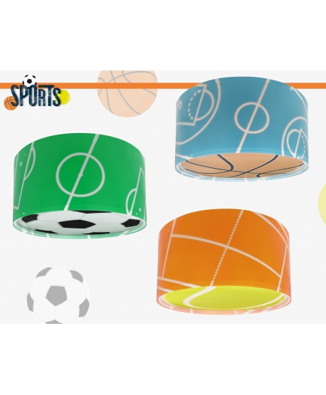 Plafonnier pour enfant Football sports