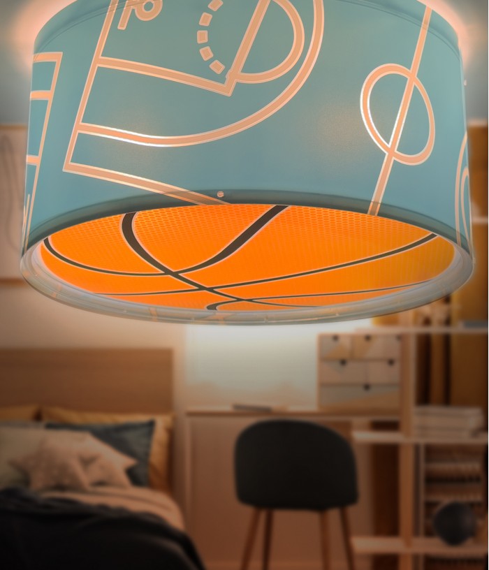 Plafon de teto infantil Basket Basquetebol