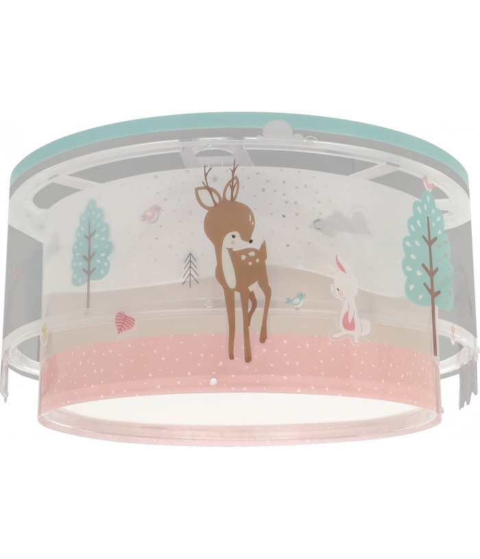Plafón de techo infantil Loving Deer Ciervo