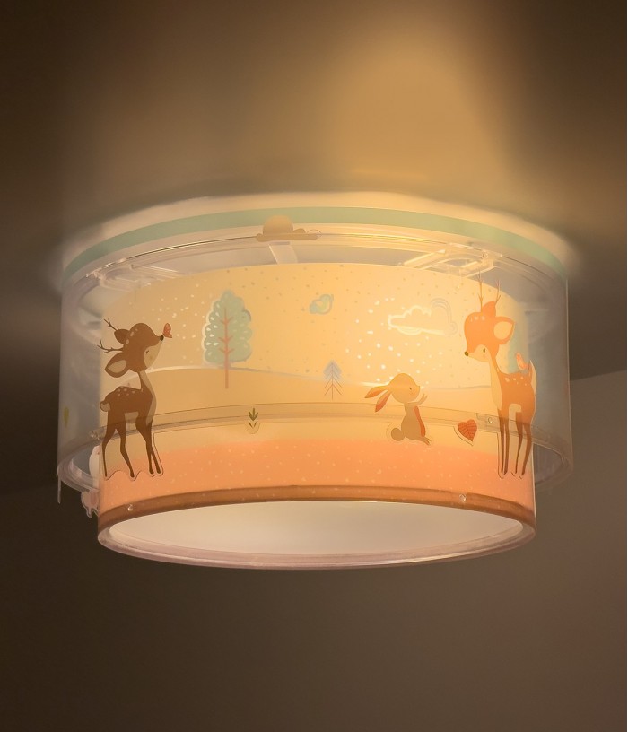 Children's ceiling light Loving Deer