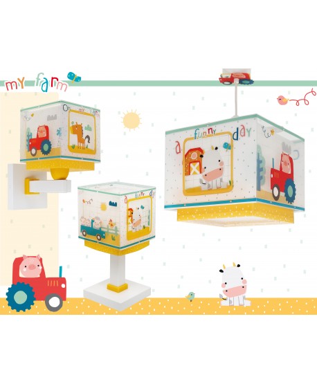 Aplique de pared infantil My Farm Granja animales