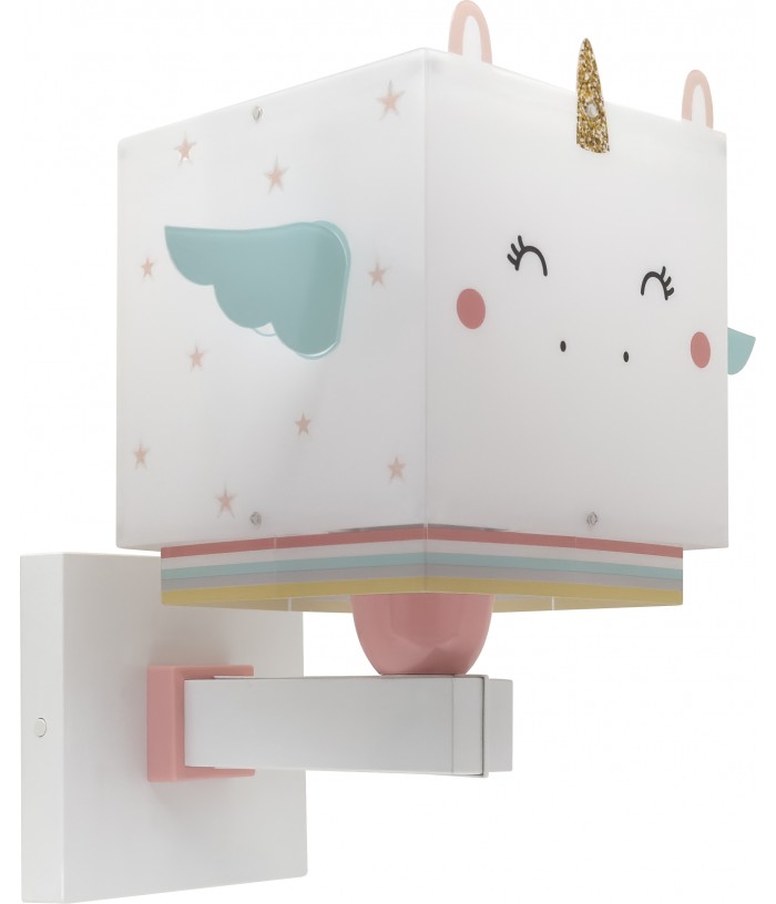 Aplique de pared infantil Little Unicorn Pequeño Unicornio