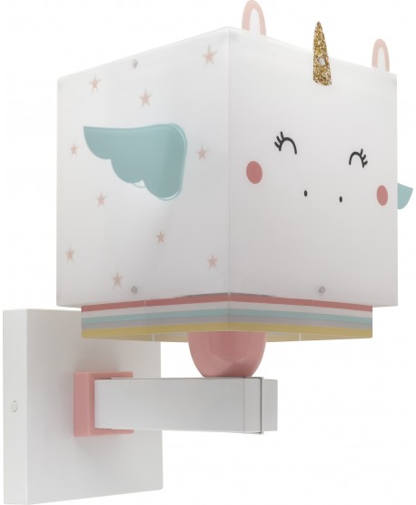 Aplique de pared infantil Little Unicorn Pequeño Unicornio