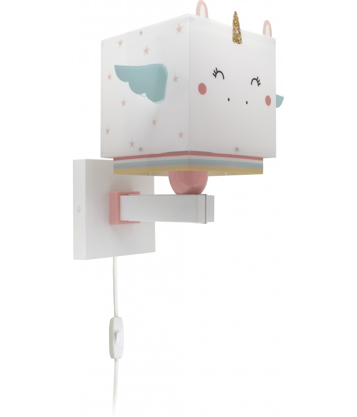 Aplique de pared infantil Little Unicorn Pequeño Unicornio