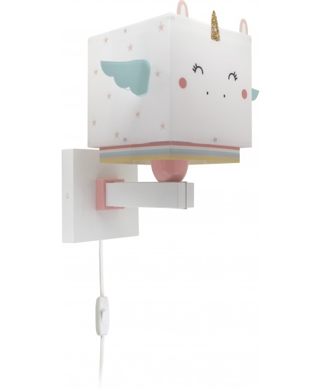 Aplique de pared infantil Little Unicorn Pequeño Unicornio