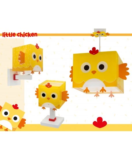 Candeeiro de mesa infantil Little Chicken Galinha animais