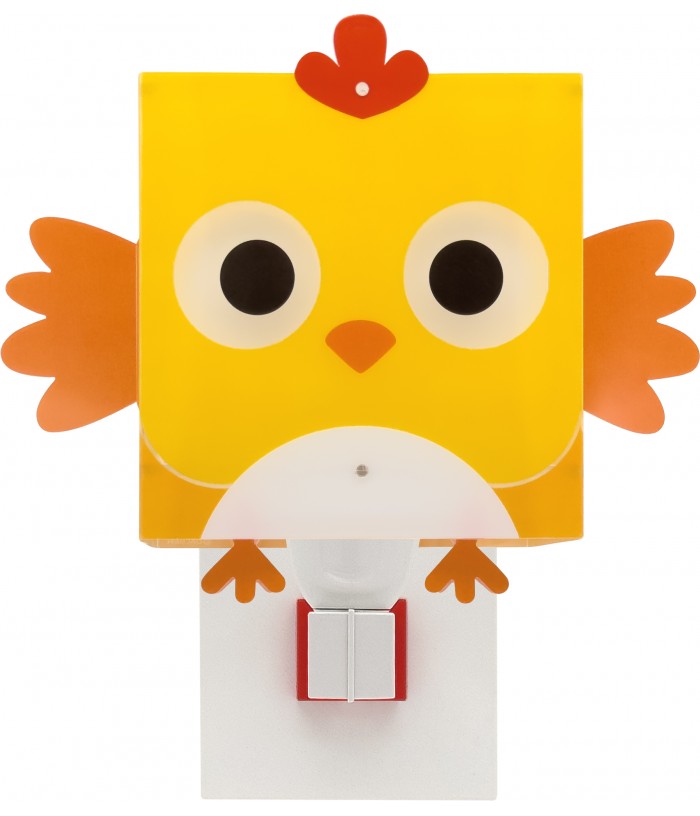 Aplique de pared infantil Little Chicken Pequeña Gallina