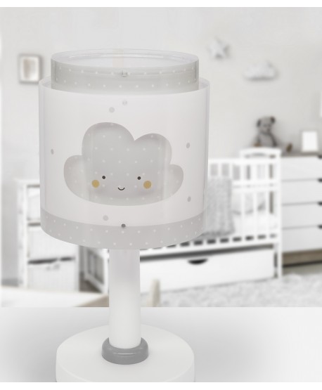 Candeeiro de mesa infantil Baby Dreams Nuvem gris