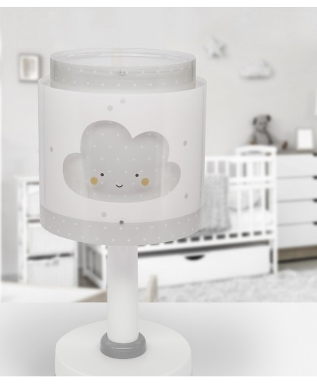 Lámpara de mesa infantil Baby Dreams Nube gris