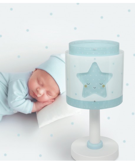 Candeeiro de mesa infantil Baby Dreams Estrela azul