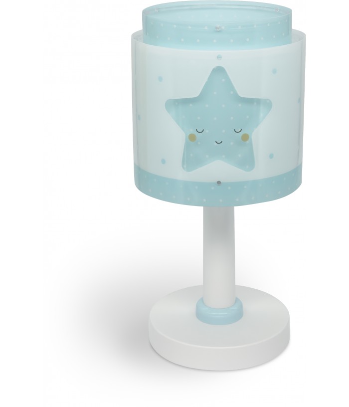 Candeeiro de mesa infantil Baby Dreams Estrela azul