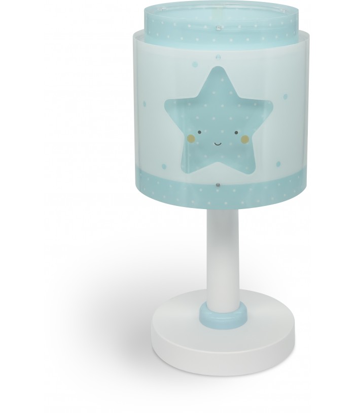 Candeeiro de mesa infantil Baby Dreams Estrela azul