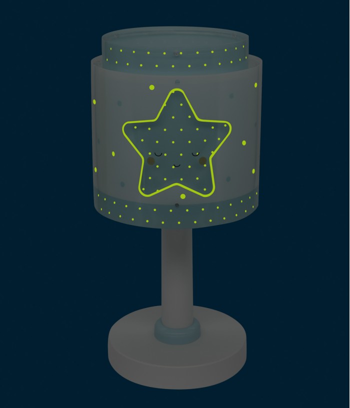 Children's table lamp Baby Dreams Star blue