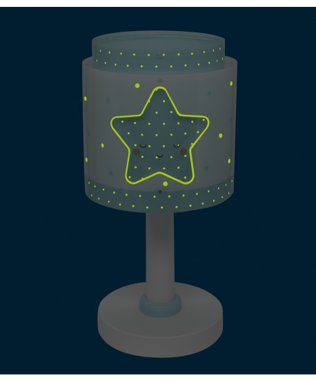 Children's table lamp Baby Dreams Star blue
