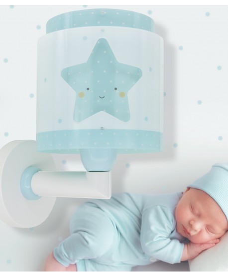 Aplique de pared infantil Baby Dreams Estrella azul