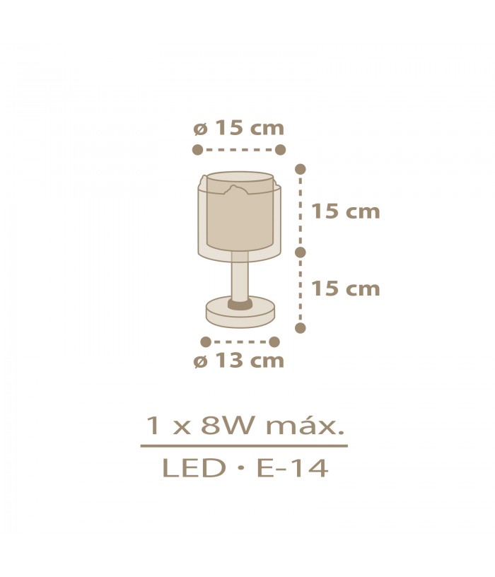 Lampada da tavolo per bambini Baby Chick Pulcino