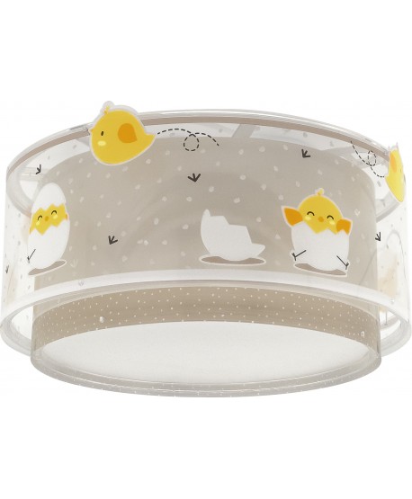 Plafon de teto infantil Baby Chick Pintinho animais