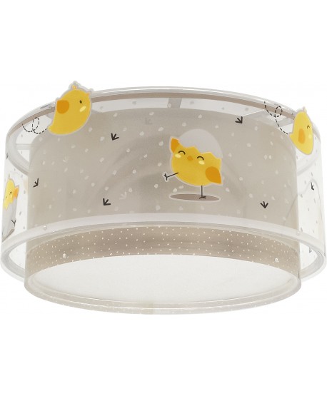 Plafon de teto infantil Baby Chick Pintinho animais