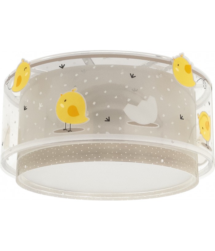 Plafon de teto infantil Baby Chick Pintinho animais