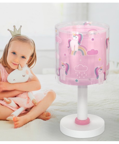 Lámpara de mesa infantil Unicorns Unicornios