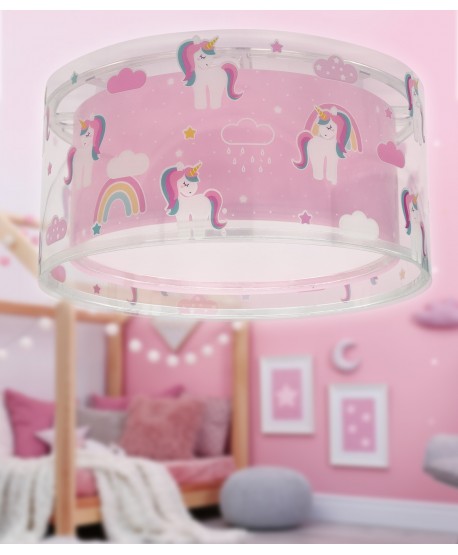 Plafon de teto infantil Unicorns Unicórnios