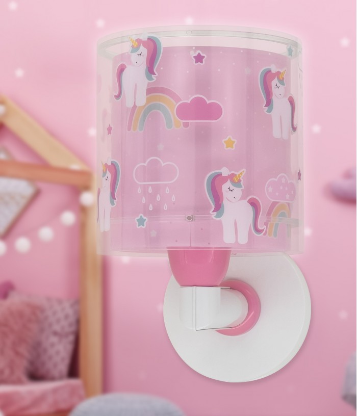 Aplique de pared infantil Unicorns Unicornios