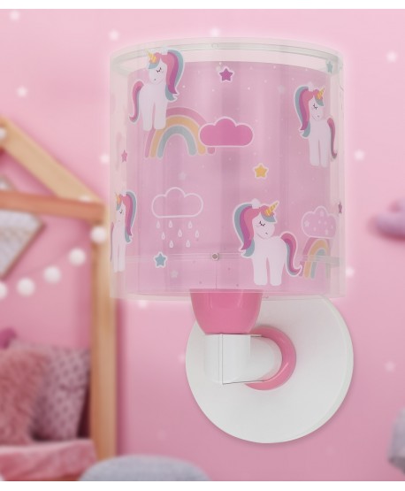 Aplique de pared infantil Unicorns Unicornios