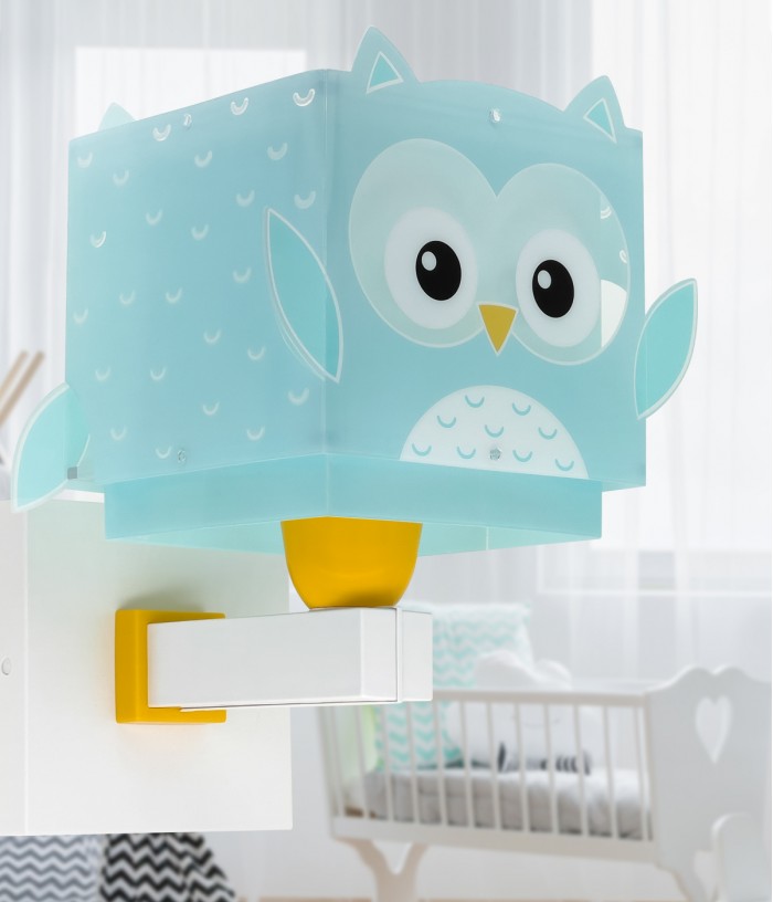Aplique de pared infantil Little Owl Pequeño Búho