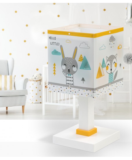 Lampe de chevet pour enfants Hello Little animaux