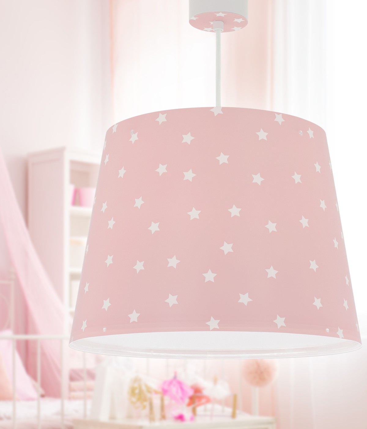 Hanging lamp Star Light pink