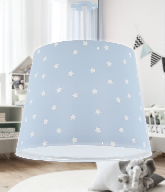 Hanging lamp Star Light blue
