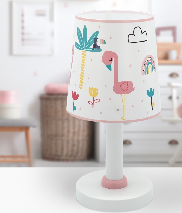 Lámpara de mesa infantil Flamingo Flamenco