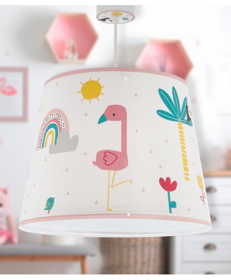 Lámpara de techo infantil Flamingo Flamenco