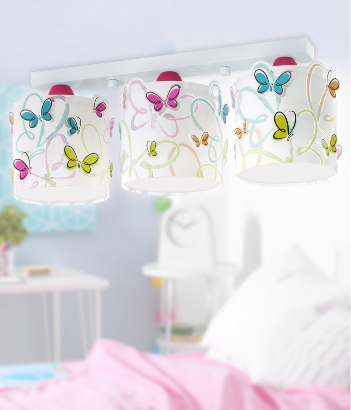 3 light ceiling lamp Butterfly