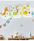 Children 3 Light ceiling lamp Dinos