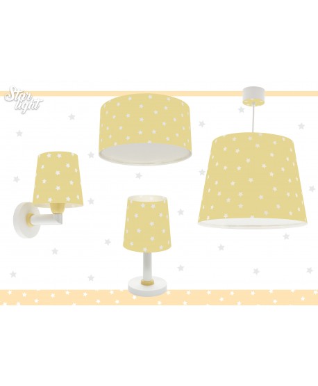 Candeeiro de mesa Star Light Estrela amarelo