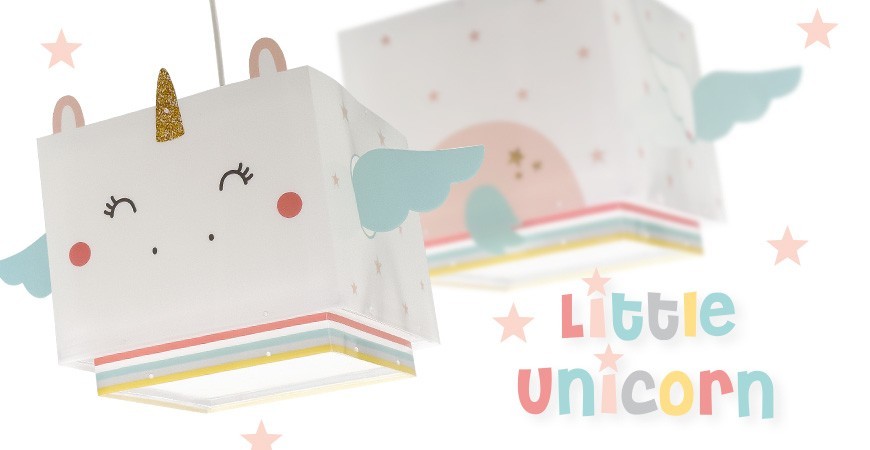 Lampy dziecięce Little Unicorn, jednorożec | DALBER