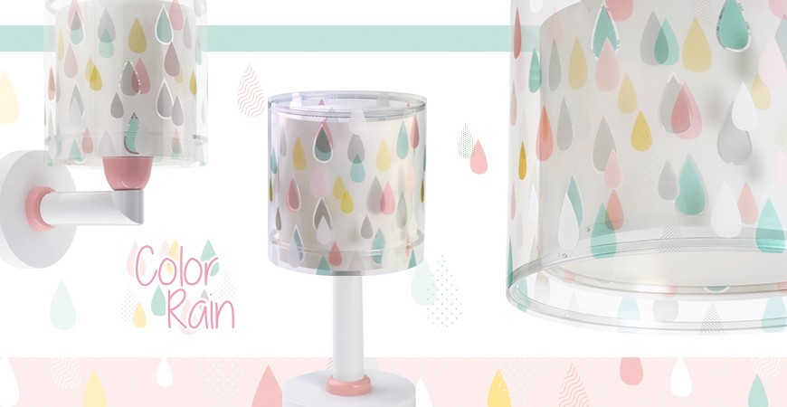 Lampes pour enfants Color Rain, gouttes colorées | DALBER