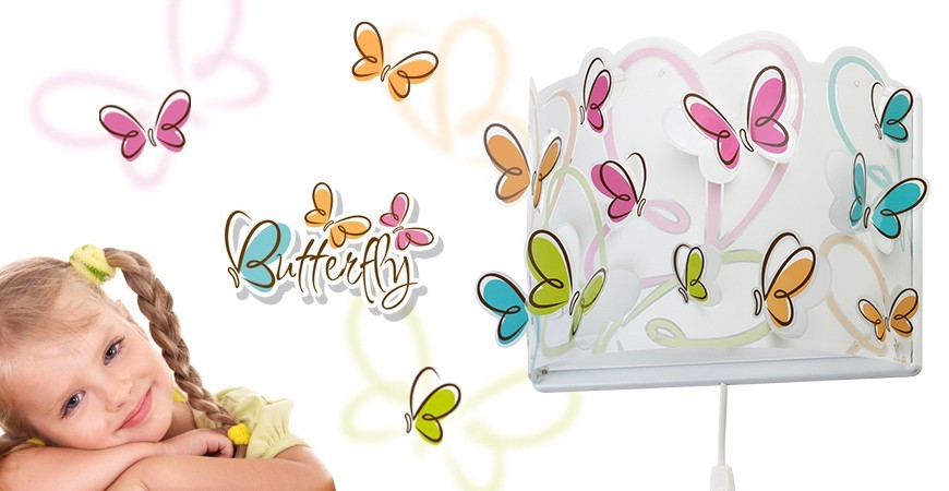 Lampade per bambini con le farfalle Butterfly | DALBER