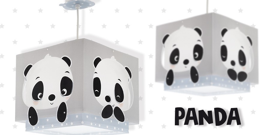 Lampy dziecięce Panda, zwierzęta niedźwiedź panda | DALBER