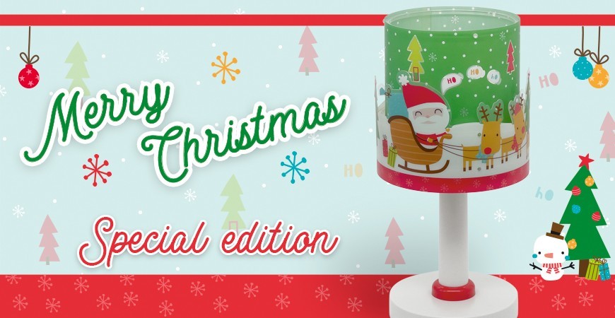 Collection de lampes pour enfants Merry Christmas | DALBER